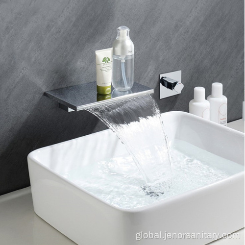 Hot and Cold Washbasin Faucet Bathroom Hot and Cold Concealed Waterfall Washbasin Faucet Factory